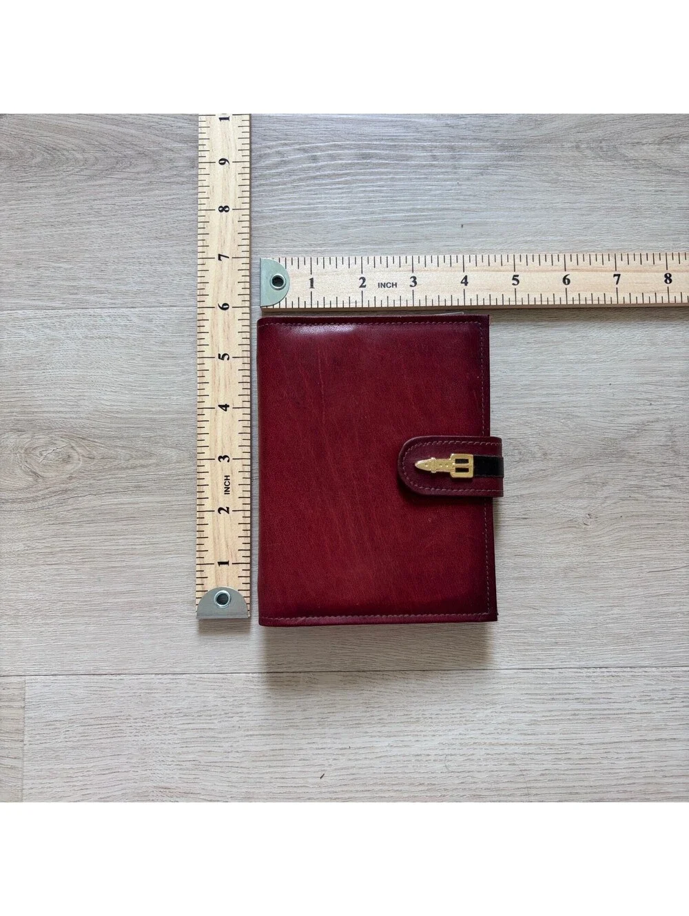 Vintage 1978 Winston NIB Cowhide Leather Daily Agenda Address Book Planner